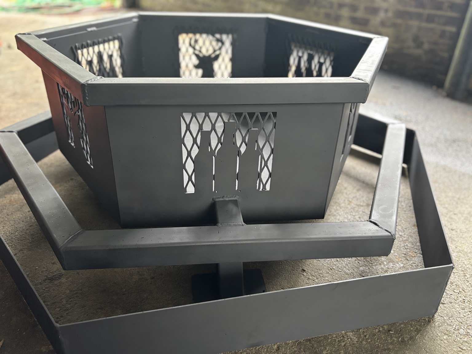 Hand-built custom fire pit